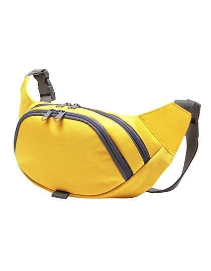 Waist Bag Solution zum Besticken und Bedrucken in der Farbe Yellow mit Ihren Logo, Schriftzug oder Motiv.