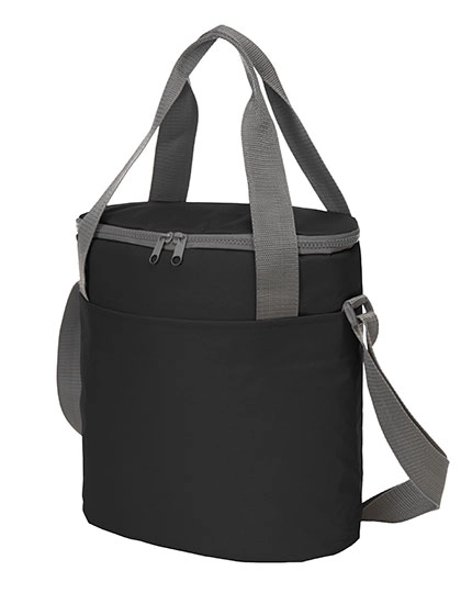 Cooler Bag Solution zum Besticken und Bedrucken in der Farbe Black mit Ihren Logo, Schriftzug oder Motiv.