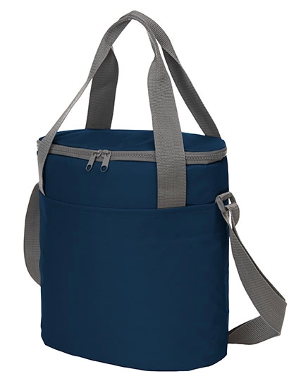 Cooler Bag Solution zum Besticken und Bedrucken in der Farbe Navy mit Ihren Logo, Schriftzug oder Motiv.