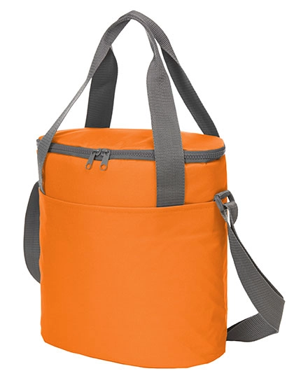 Cooler Bag Solution zum Besticken und Bedrucken in der Farbe Orange mit Ihren Logo, Schriftzug oder Motiv.