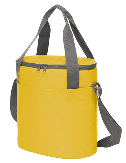 Cooler Bag Solution zum Besticken und Bedrucken in der Farbe Yellow mit Ihren Logo, Schriftzug oder Motiv.