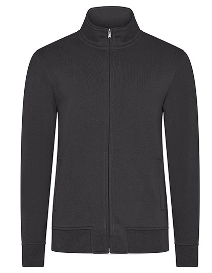 Men´s Premium Full-Zip Sweat Jacket zum Besticken und Bedrucken in der Farbe Dark Grey mit Ihren Logo, Schriftzug oder Motiv.
