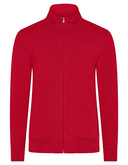 Men´s Premium Full-Zip Sweat Jacket zum Besticken und Bedrucken in der Farbe Red mit Ihren Logo, Schriftzug oder Motiv.