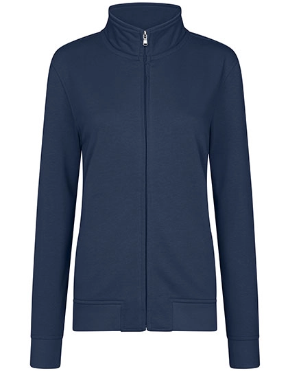 Women´s Premium Full-Zip Sweat Jacket zum Besticken und Bedrucken in der Farbe Navy mit Ihren Logo, Schriftzug oder Motiv.