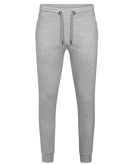 Unisex Premium Jogging Pants zum Besticken und Bedrucken in der Farbe Grey Melange mit Ihren Logo, Schriftzug oder Motiv.