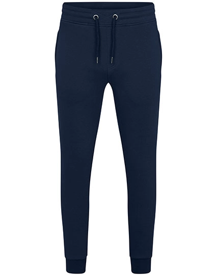 Unisex Premium Jogging Pants zum Besticken und Bedrucken in der Farbe Navy mit Ihren Logo, Schriftzug oder Motiv.