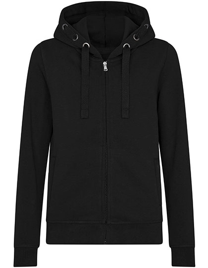 Kids´ Premium Hooded Jacket zum Besticken und Bedrucken in der Farbe Black mit Ihren Logo, Schriftzug oder Motiv.