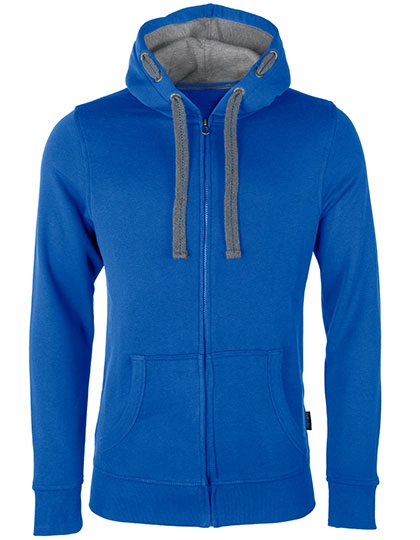 Men´s Hooded Jacket zum Besticken und Bedrucken in der Farbe Royal Blue mit Ihren Logo, Schriftzug oder Motiv.