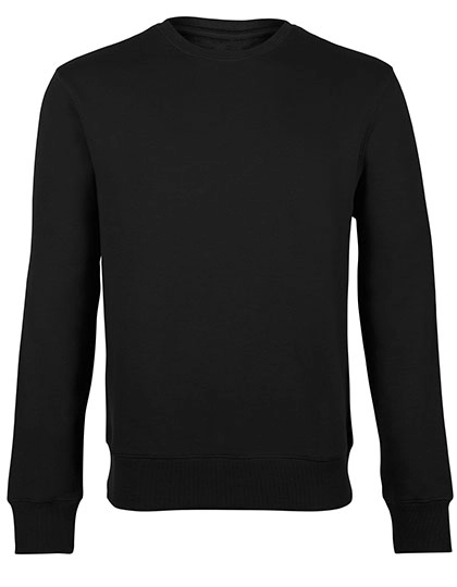 Unisex Sweatshirt zum Besticken und Bedrucken in der Farbe Black mit Ihren Logo, Schriftzug oder Motiv.