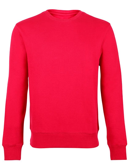 Unisex Sweatshirt zum Besticken und Bedrucken in der Farbe Red mit Ihren Logo, Schriftzug oder Motiv.