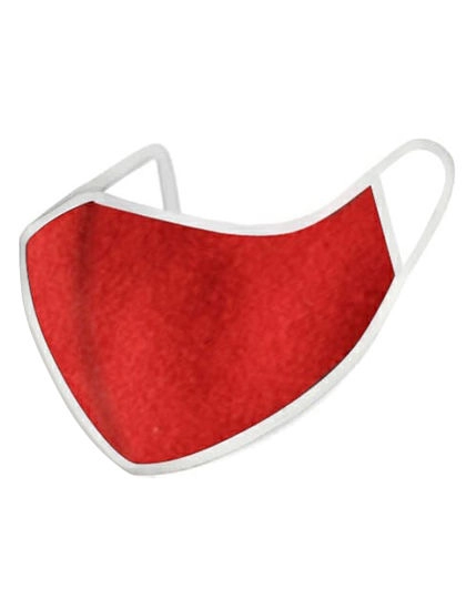 Premium Mund-Nasen-Maske (3er Set) zum Besticken und Bedrucken in der Farbe Red-White mit Ihren Logo, Schriftzug oder Motiv.