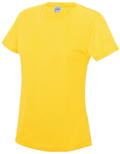 Women´s Cool T zum Besticken und Bedrucken in der Farbe Sun Yellow mit Ihren Logo, Schriftzug oder Motiv.