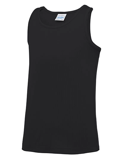 Kids´ Cool Vest zum Besticken und Bedrucken in der Farbe Jet Black mit Ihren Logo, Schriftzug oder Motiv.