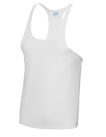 Cool Muscle Vest zum Besticken und Bedrucken in der Farbe Arctic White mit Ihren Logo, Schriftzug oder Motiv.