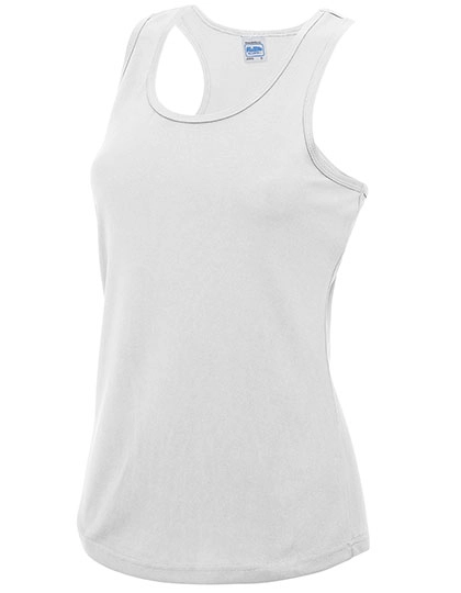 Women´s Cool Vest zum Besticken und Bedrucken in der Farbe Arctic White mit Ihren Logo, Schriftzug oder Motiv.