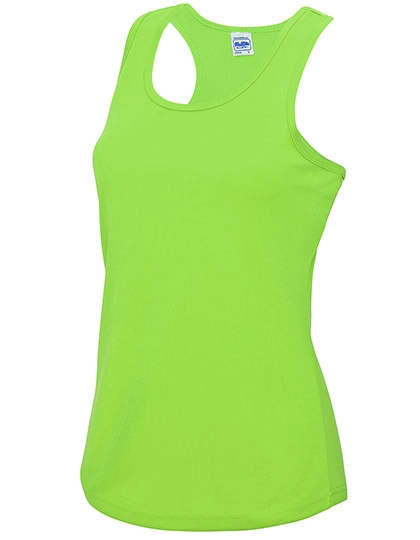 Women´s Cool Vest zum Besticken und Bedrucken in der Farbe Electric Green mit Ihren Logo, Schriftzug oder Motiv.