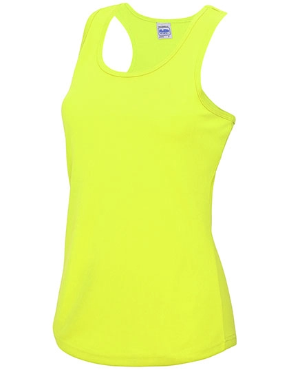 Women´s Cool Vest zum Besticken und Bedrucken in der Farbe Electric Yellow mit Ihren Logo, Schriftzug oder Motiv.