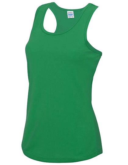 Women´s Cool Vest zum Besticken und Bedrucken in der Farbe Kelly Green mit Ihren Logo, Schriftzug oder Motiv.