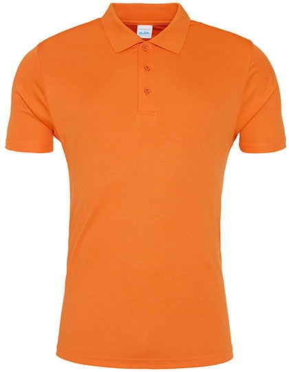 Cool Smooth Polo zum Besticken und Bedrucken in der Farbe Orange Crush mit Ihren Logo, Schriftzug oder Motiv.