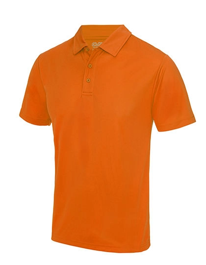 Cool Polo zum Besticken und Bedrucken in der Farbe Electric Orange mit Ihren Logo, Schriftzug oder Motiv.