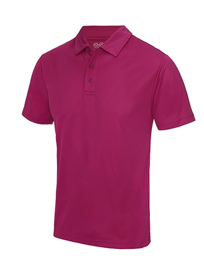Cool Polo zum Besticken und Bedrucken in der Farbe Hot Pink mit Ihren Logo, Schriftzug oder Motiv.