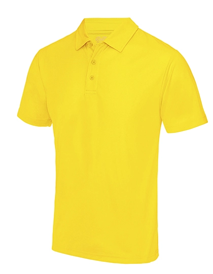 Cool Polo zum Besticken und Bedrucken in der Farbe Sun Yellow mit Ihren Logo, Schriftzug oder Motiv.