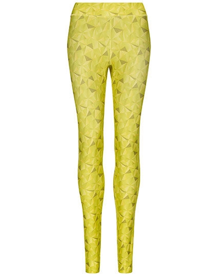 Women´s Cool Printed Legging zum Besticken und Bedrucken in der Farbe Kaleidoscope Lime mit Ihren Logo, Schriftzug oder Motiv.