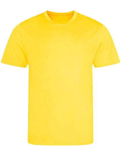 Men´s Recycled Cool T zum Besticken und Bedrucken in der Farbe Sun Yellow mit Ihren Logo, Schriftzug oder Motiv.