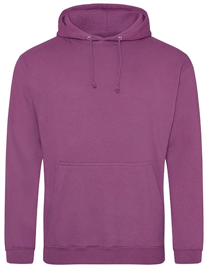 College Hoodie zum Besticken und Bedrucken in der Farbe Pinky Purple mit Ihren Logo, Schriftzug oder Motiv.