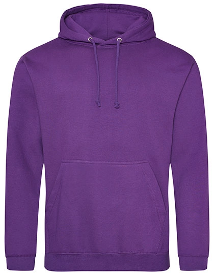 College Hoodie zum Besticken und Bedrucken in der Farbe Purple mit Ihren Logo, Schriftzug oder Motiv.