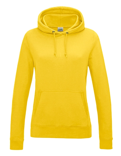 Women´s College Hoodie zum Besticken und Bedrucken in der Farbe Sun Yellow mit Ihren Logo, Schriftzug oder Motiv.