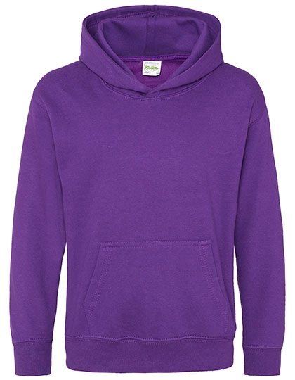 Kids´ Hoodie zum Besticken und Bedrucken in der Farbe Purple mit Ihren Logo, Schriftzug oder Motiv.