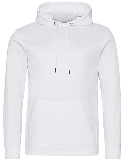 Sports Polyester Hoodie zum Besticken und Bedrucken in der Farbe Arctic White mit Ihren Logo, Schriftzug oder Motiv.