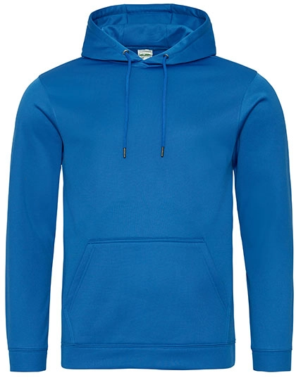 Sports Polyester Hoodie zum Besticken und Bedrucken in der Farbe Royal Blue mit Ihren Logo, Schriftzug oder Motiv.