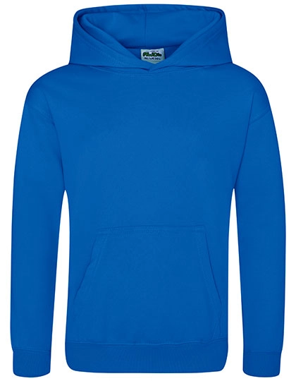 Kids´ Sports Polyester Hoodie zum Besticken und Bedrucken in der Farbe Royal Blue mit Ihren Logo, Schriftzug oder Motiv.