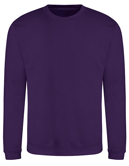 AWDis Sweat zum Besticken und Bedrucken in der Farbe Purple mit Ihren Logo, Schriftzug oder Motiv.