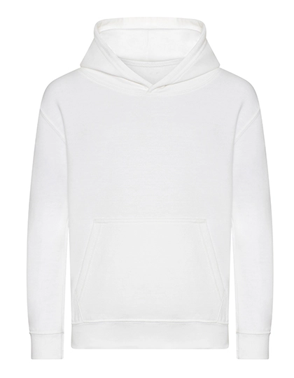 Kids´ Organic Hoodie zum Besticken und Bedrucken in der Farbe Arctic White mit Ihren Logo, Schriftzug oder Motiv.