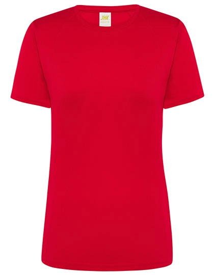 Ladies´ Sport T-Shirt zum Besticken und Bedrucken in der Farbe Red mit Ihren Logo, Schriftzug oder Motiv.