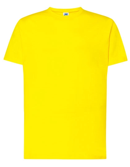 Regular T-Shirt zum Besticken und Bedrucken in der Farbe Gold mit Ihren Logo, Schriftzug oder Motiv.