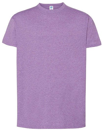 Regular T-Shirt zum Besticken und Bedrucken in der Farbe Lavender Heather mit Ihren Logo, Schriftzug oder Motiv.