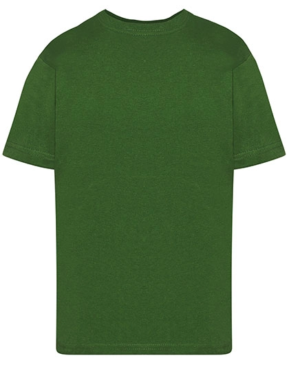 Kids´ T-Shirt zum Besticken und Bedrucken in der Farbe Bottle Green mit Ihren Logo, Schriftzug oder Motiv.