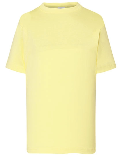 Kids´ T-Shirt zum Besticken und Bedrucken in der Farbe Light Yellow mit Ihren Logo, Schriftzug oder Motiv.