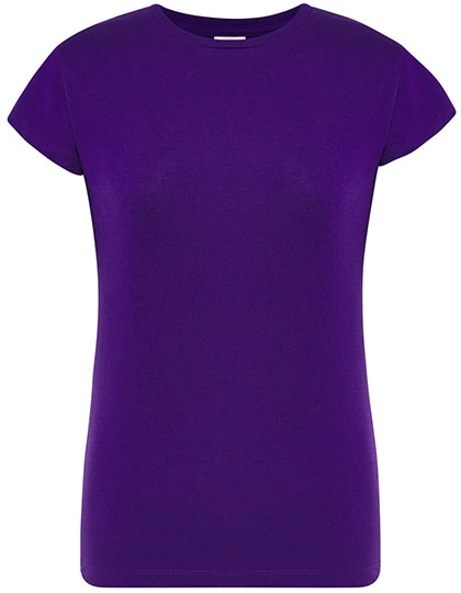 Ladies´ Regular Comfort T-Shirt zum Besticken und Bedrucken in der Farbe Purple mit Ihren Logo, Schriftzug oder Motiv.