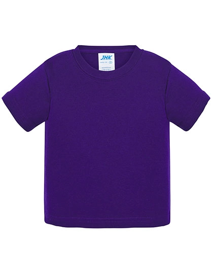 Baby T-Shirt zum Besticken und Bedrucken in der Farbe Purple mit Ihren Logo, Schriftzug oder Motiv.