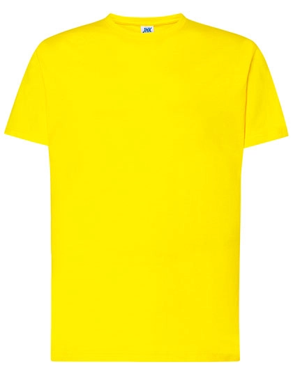 Regular Hit T-Shirt zum Besticken und Bedrucken in der Farbe Gold mit Ihren Logo, Schriftzug oder Motiv.