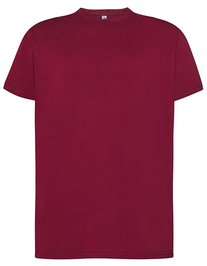 Regular Premium T-Shirt zum Besticken und Bedrucken in der Farbe Burgundy mit Ihren Logo, Schriftzug oder Motiv.