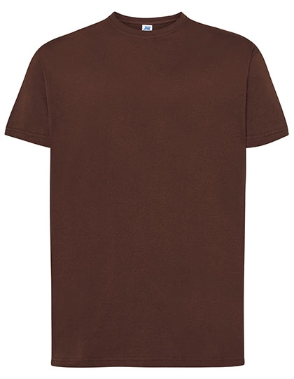 Regular Premium T-Shirt zum Besticken und Bedrucken in der Farbe Chocolate mit Ihren Logo, Schriftzug oder Motiv.