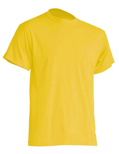 Regular Premium T-Shirt zum Besticken und Bedrucken in der Farbe Gold mit Ihren Logo, Schriftzug oder Motiv.