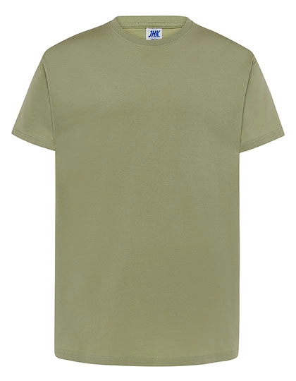 Regular Premium T-Shirt zum Besticken und Bedrucken in der Farbe Pale Green mit Ihren Logo, Schriftzug oder Motiv.