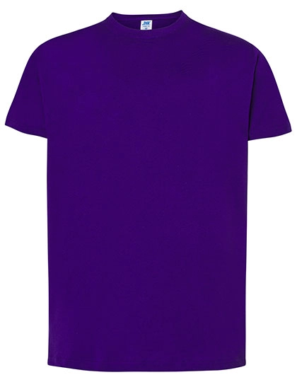 Regular Premium T-Shirt zum Besticken und Bedrucken in der Farbe Purple mit Ihren Logo, Schriftzug oder Motiv.